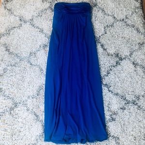 David’s Bridal Royal Blue Bridesmaid Dress